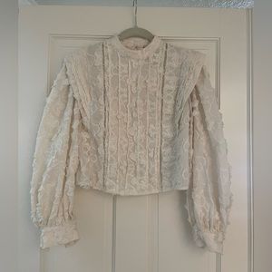 Anthropologie Farm Rio Embroidered Crop XS NWT